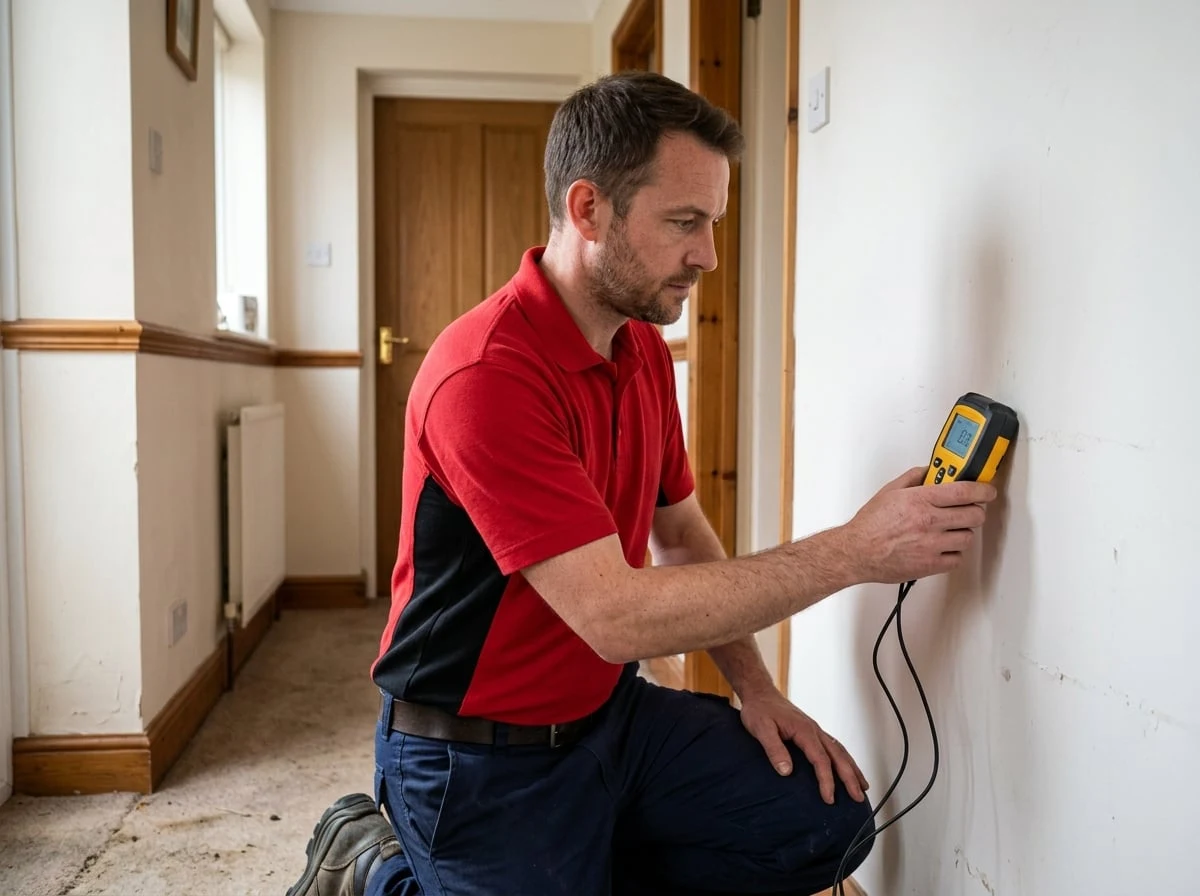 Finchley Plumbers 247 engineer using leak detection equipment in Finchley